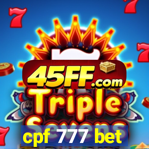 cpf 777 bet